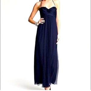 Amsale Navy Blue Bridesmaid Dress